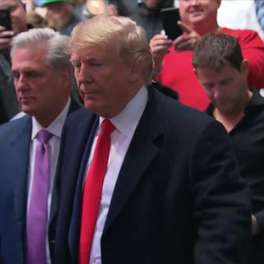 VIDEO: Trump attends UFC match as impeachment inquiry looms