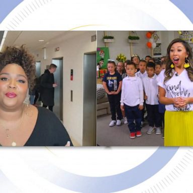 VIDEO: ‘GMA’ Hot List: Lizzo surprises class that went viral performing her song