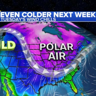 PHOTO: VIDEO: Temperatures plummet from Midwest to South, Northeast