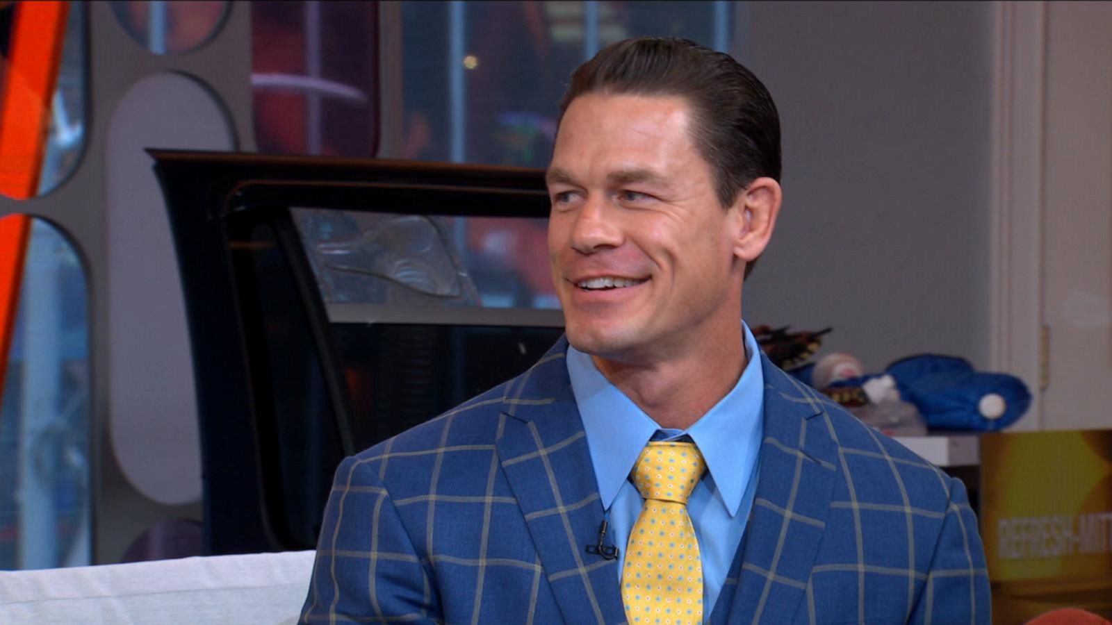 John Cena joins the TNF crew to discuss his donation to the California fire  fighters