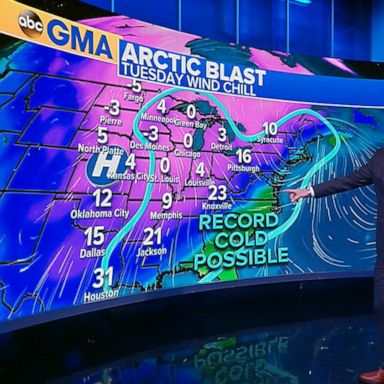 VIDEO: An arctic blast is expected to hit the northeast and Midwest 