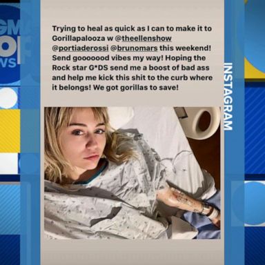 VIDEO: Miley Cyrus is recovering after surgery on her vocal cords