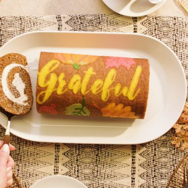 VIDEO: We are thankful for this pumpkin roll dessert recipe 