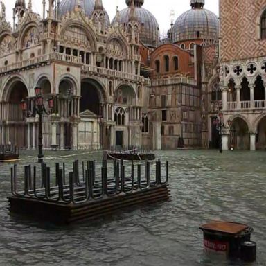 VIDEO: Venice underwater as historically high tides continue to rise