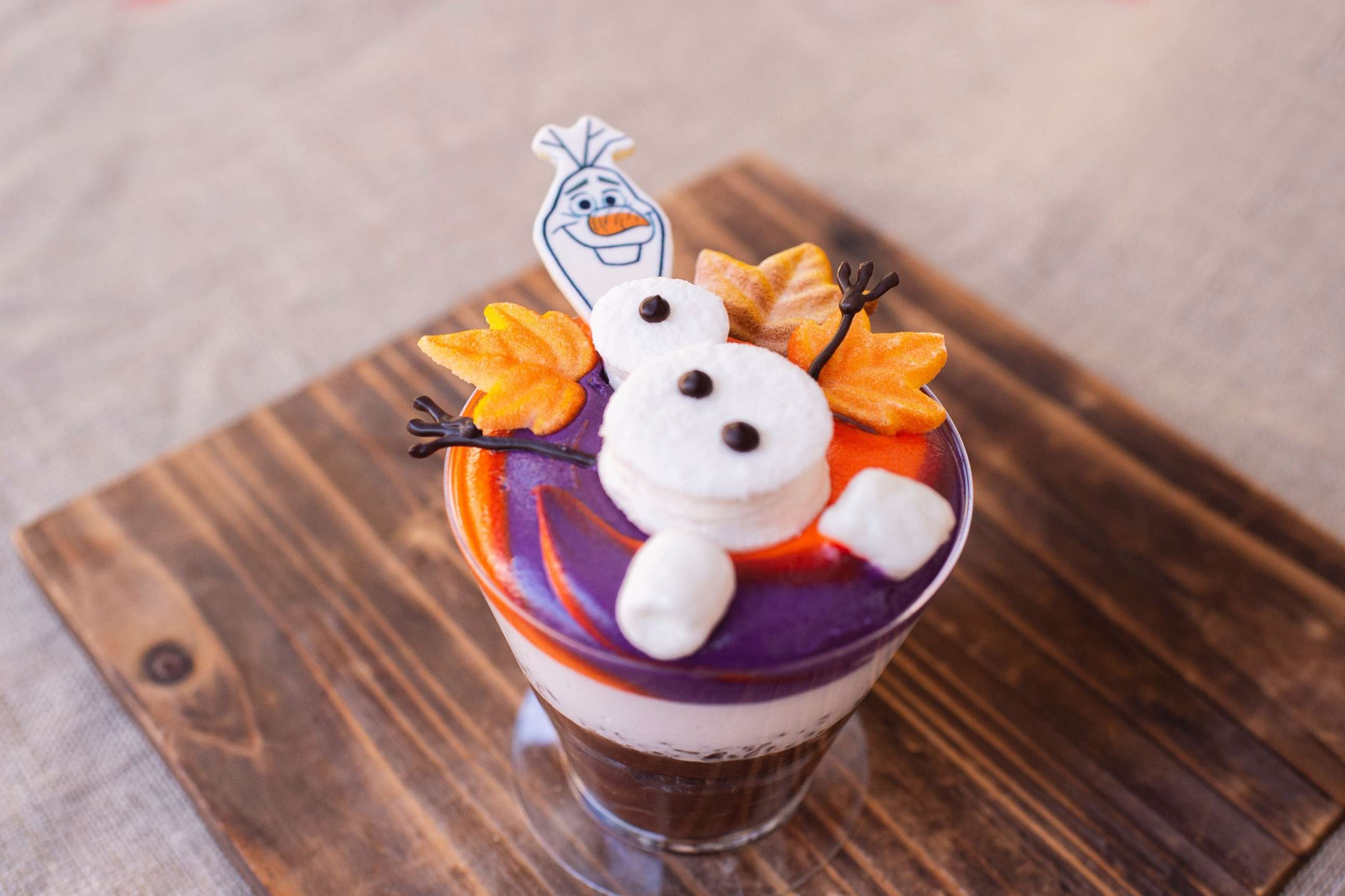 PHOTO: Olaf’s Frozen Hot Chocolate from Main Street Bakery for Mickey’s Very Merry Christmas Party at Magic Kingdom Park. 