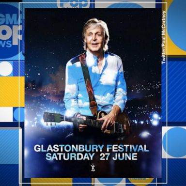 VIDEO: Paul McCartney announces he will headline Glastonbury music festival next year