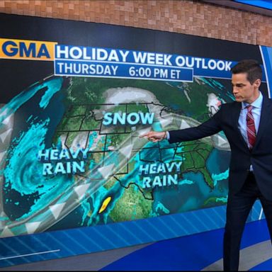 PHOTO: VIDEO: Winter forecast ahead of holiday travel rush