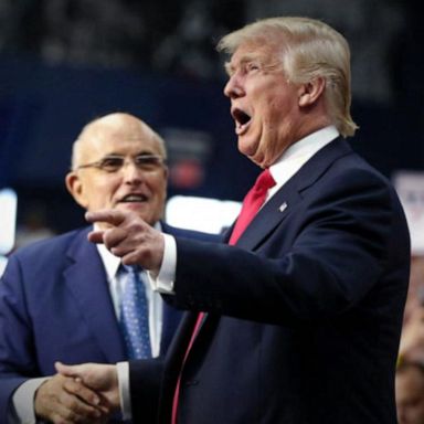 VIDEO: President Trump signals separation from Rudy Giuliani