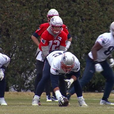 VIDEO: 8 Patriots players forced to skip practice due to flu