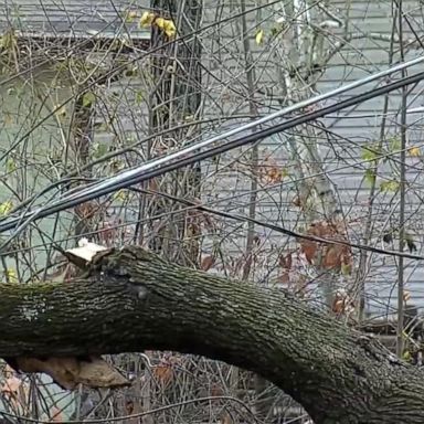 VIDEO: Thousands without power as turbulent weather hits on Thanksgiving 