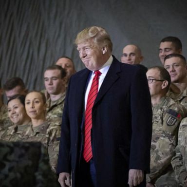 VIDEO: President Trump surprises troops in Afghanistan, potential peace negotiations