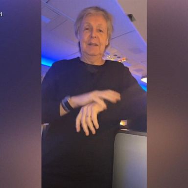 VIDEO: Rihanna and Paul McCartney have a little fun on a plane