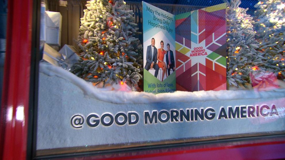 'GMA' celebrates the holidays with festive windows in Times Square GMA