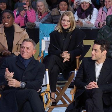 PHOTO: VIDEO: Stars of new James Bond film react to trailer