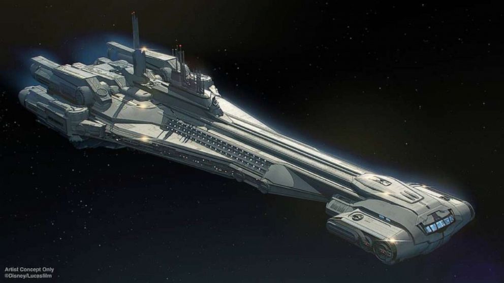 PHOTO: Artist rendering of Star Wars: Galactic Starcruiser.  