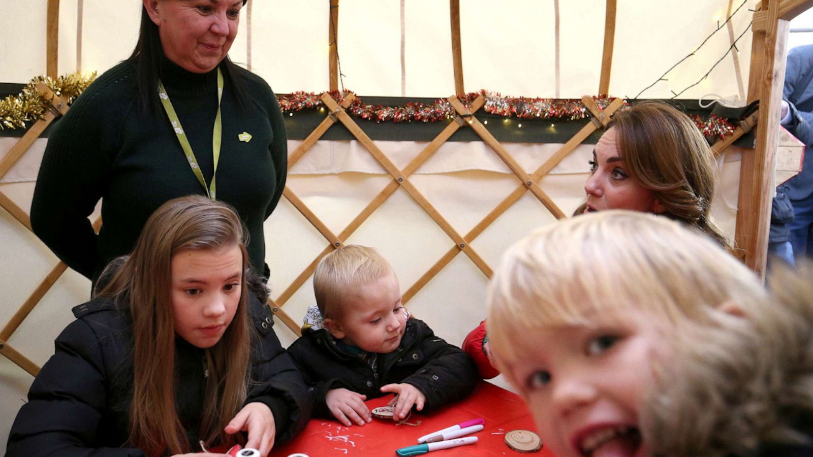 VIDEO: Kate Middleton photobombed by cheeky toddler