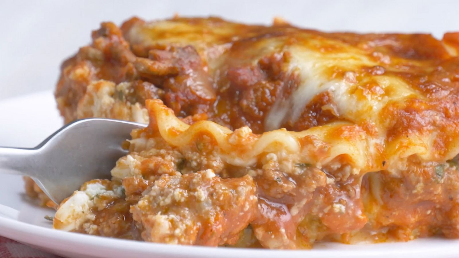 Homemade Lasagna from Taste of Home is the best way to indulge with