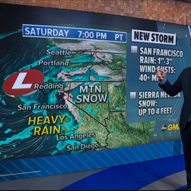 VIDEO: New storm moves in on West Coast