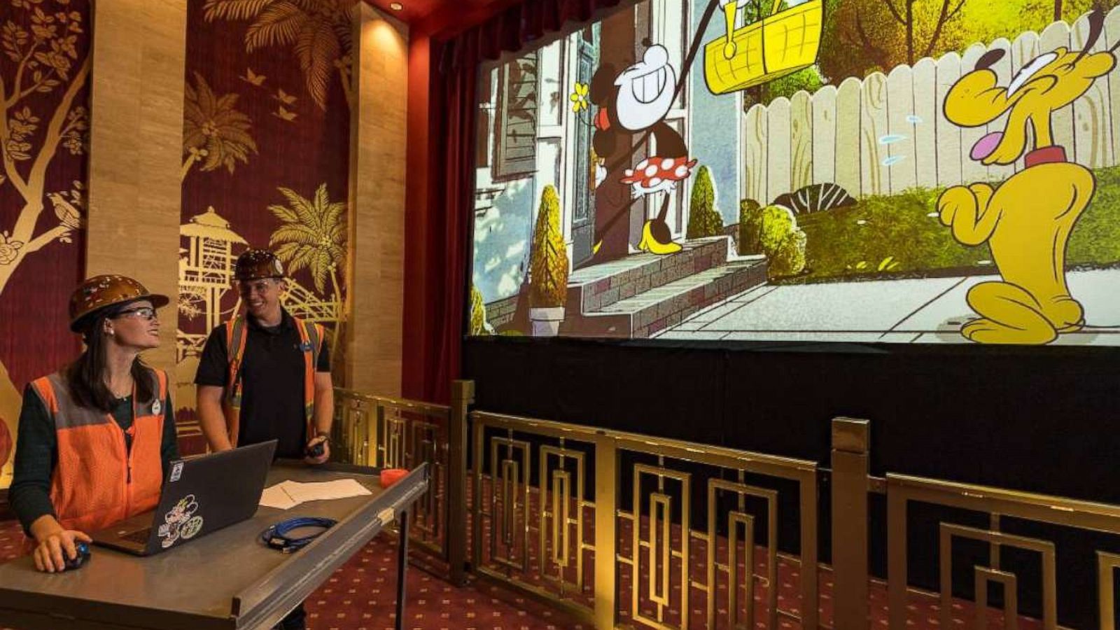 PHOTO: Interior photo of Mickey and Minnie's Runaway Railway.