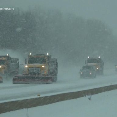 VIDEO: Dangerous snow and ice storms wreak havoc on roads