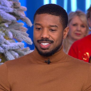 VIDEO: ‘GMA’ Hot List: Michael Strahan gifts Michael B. Jordan his Giants jersey