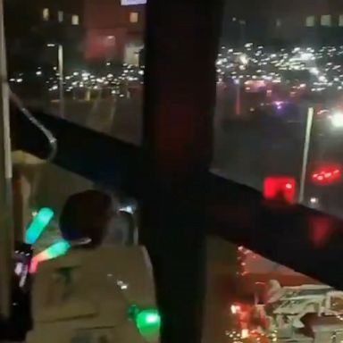 VIDEO: This light show outside a children's hospital will make your day 