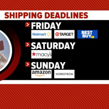 VIDEO: Final weekend before Christmas brings hiccups with last-minute deliveries