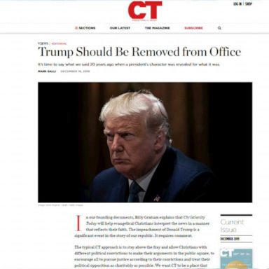 VIDEO: Trump reacts to impeachment, scathing new op-ed calls for his removal