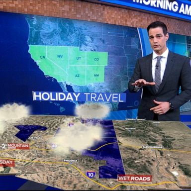 VIDEO: Multiple storms cause holiday travel chaos as a new storm heads for the West