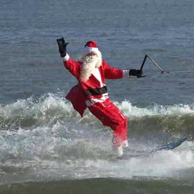 VIDEO: ‘GMA’ Hot List: Santa water skis on the Potomac River for annual Christmas tradition