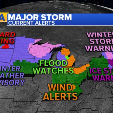 VIDEO: Winter storms to bring snow and ice to millions