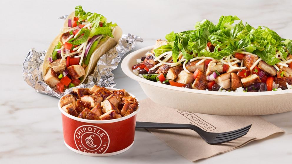 PHOTO: Chipotle is launching a new high protein menu with a mix of entree and snack options. 
