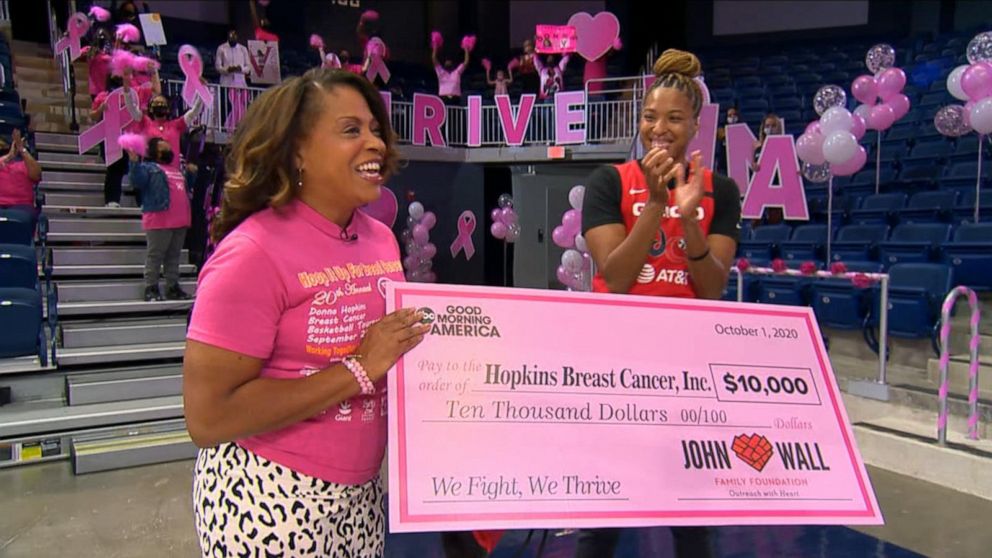 VIDEO: ‘GMA’ surprises breast cancer survivor Donna Hopkins