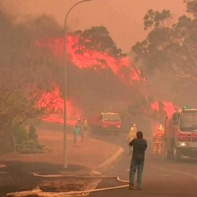 PHOTO: VIDEO: Dramatic images from massive fires in Australia