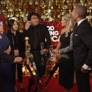 VIDEO: Sara Haines backstage at the Golden Globes