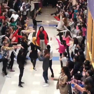 VIDEO: Retiring officer gets surprise flash mob