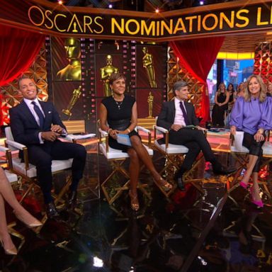 VIDEO: Oscar contenders react to their nominations