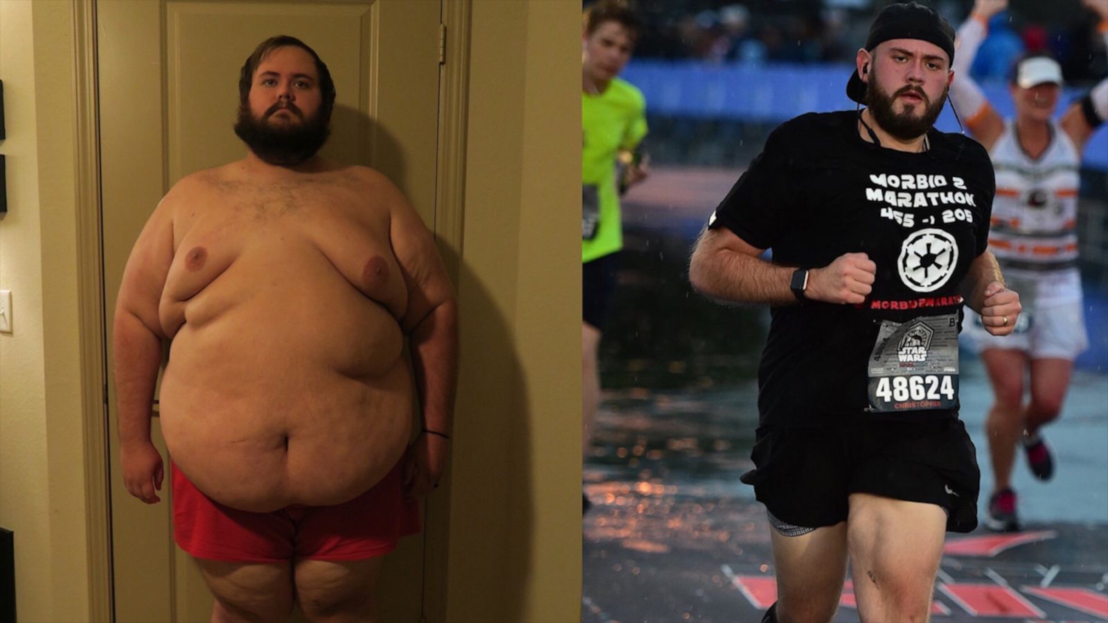 Man Loses Over 250 Pounds And Completes Marathon Good Morning America   200115 Gma Digital Dopeychallenge HpMain 16x9 1600 