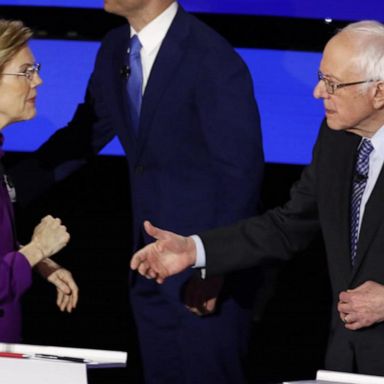 VIDEO: Audio captures post-debate confrontation between Sanders, Warren