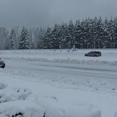 VIDEO: Storm brings heavy snow to the West