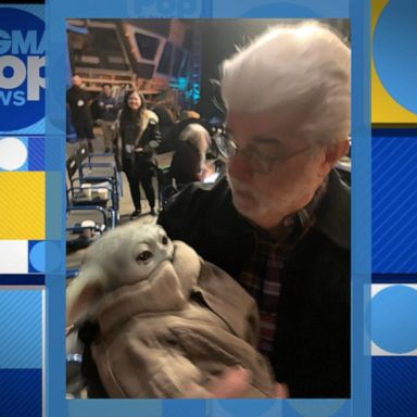 VIDEO: George Lucas meets Baby Yoda