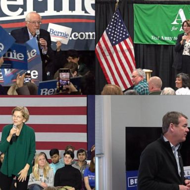 VIDEO: Candidates jostle for position 2 weeks before Iowa caucuses