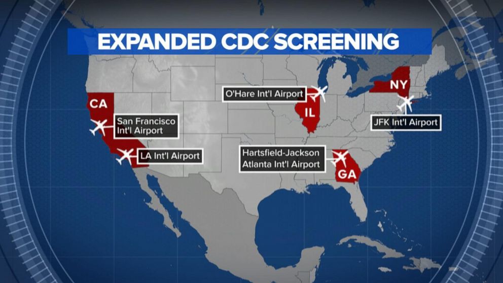 Video US airports take urgent measures against deadly virus ABC News