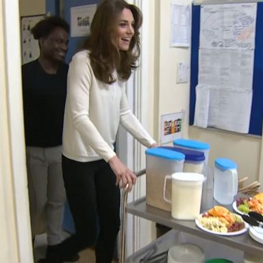 VIDEO: These British toddlers were served breakfast by Kate Middleton 