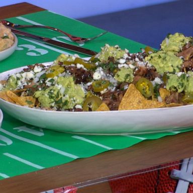 VIDEO: Chicharrones nachos and carnitas nachos you need for Super Bowl Sunday