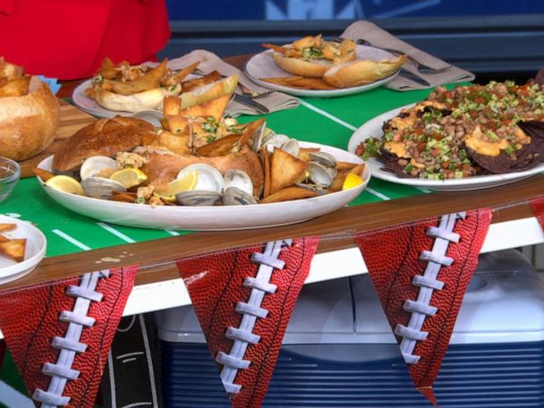 Easy to make super bowl party football food - Karins Kottage