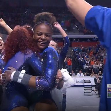 VIDEO: Watch this college gymnast score in perfect 10 routine