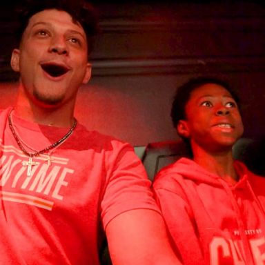 VIDEO: Chiefs star Patrick Mahomes celebrates Super Bowl win at Disney World