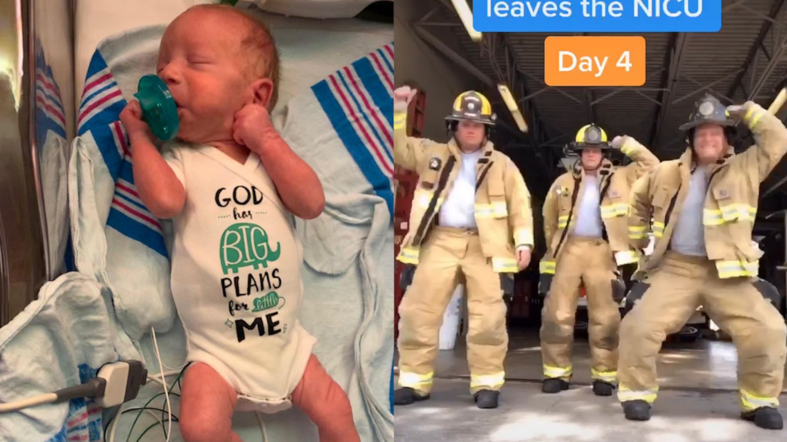 VIDEO: Dad is dancing on TikTok every day until his newborn son leaves the NICU