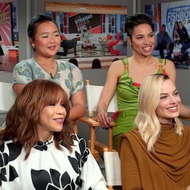 VIDEO: Margot Robbie can't eat eggs, Rosie Perez likes to party and more